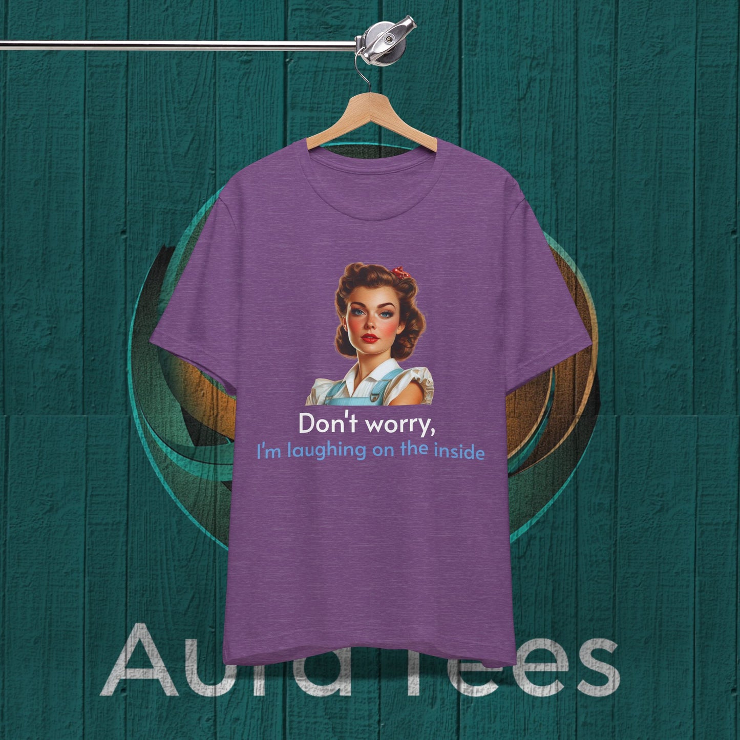 retro snarky housewife don't worry tee