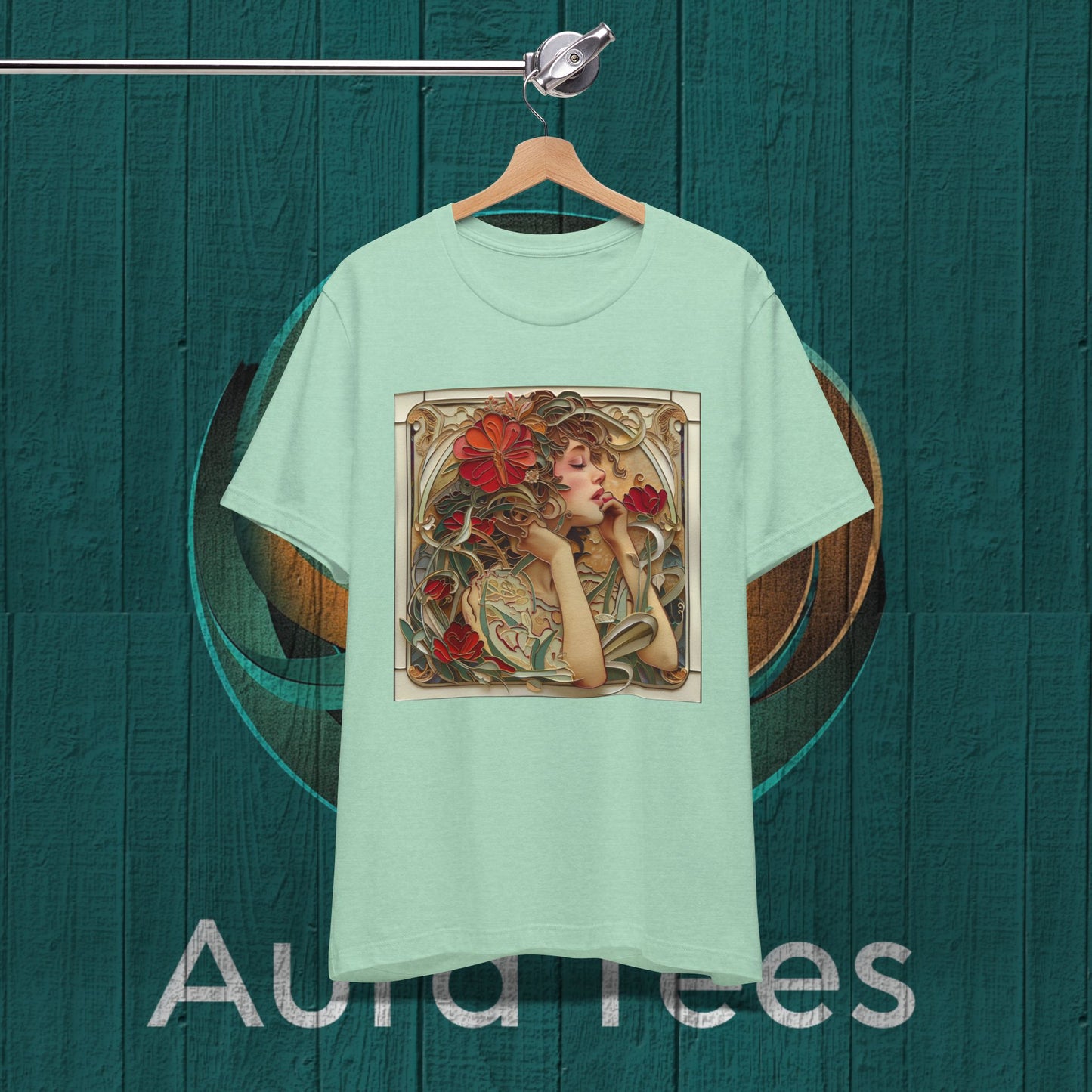 mucha paper quill beauty tee