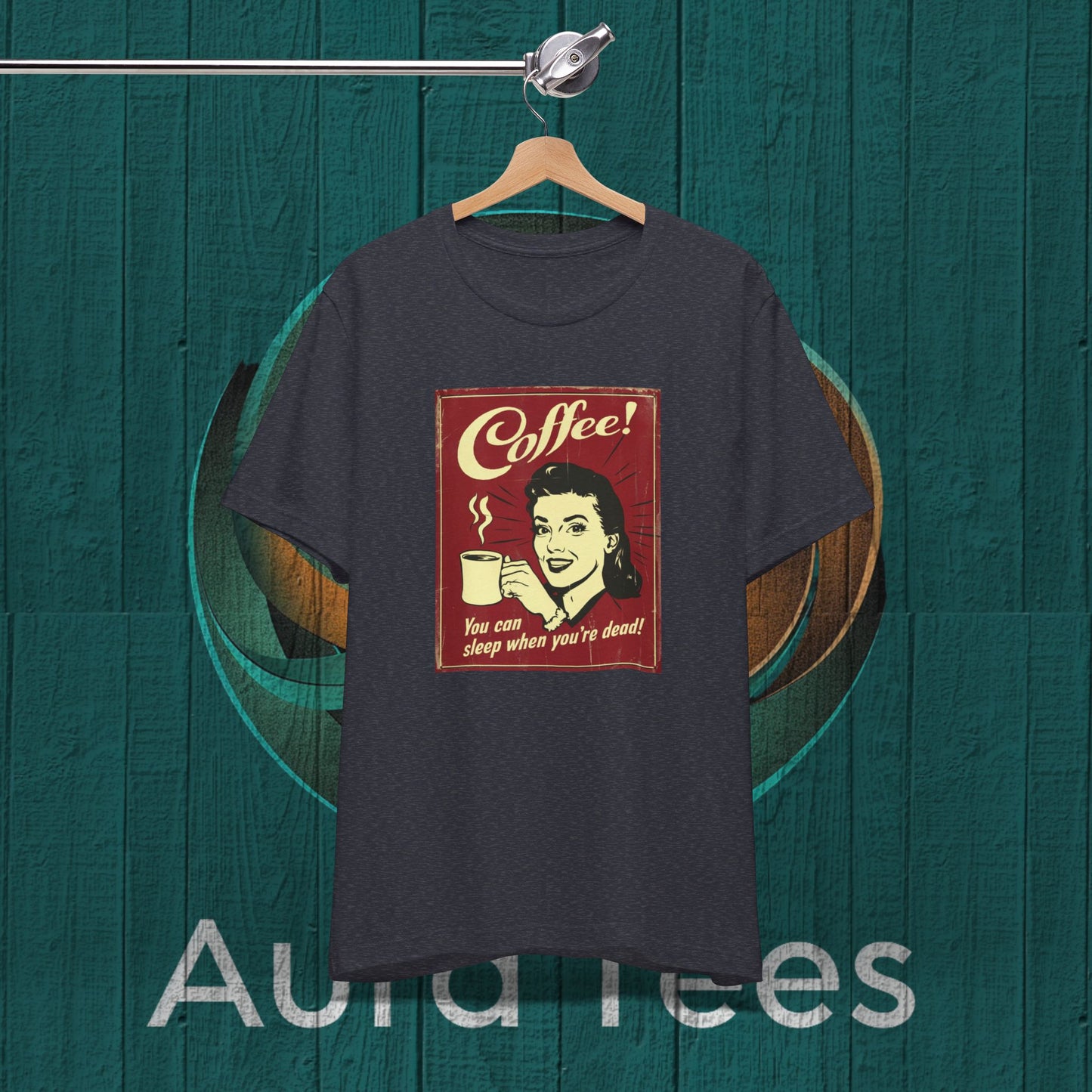 Retro humor coffee tee