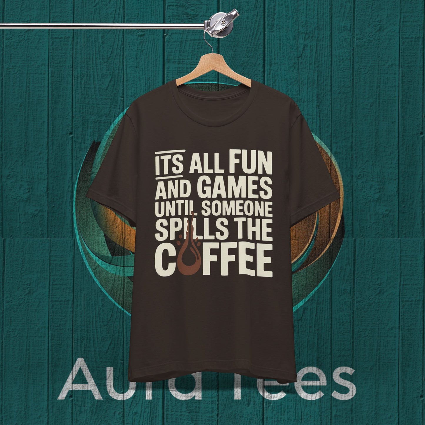 fun and games coffee tee