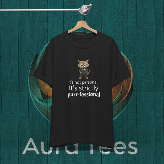 cat mafioso purrfessional tee