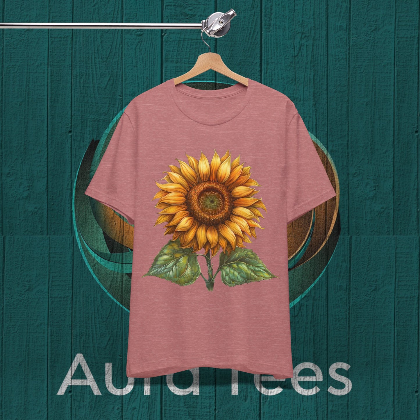 large sunflower tee