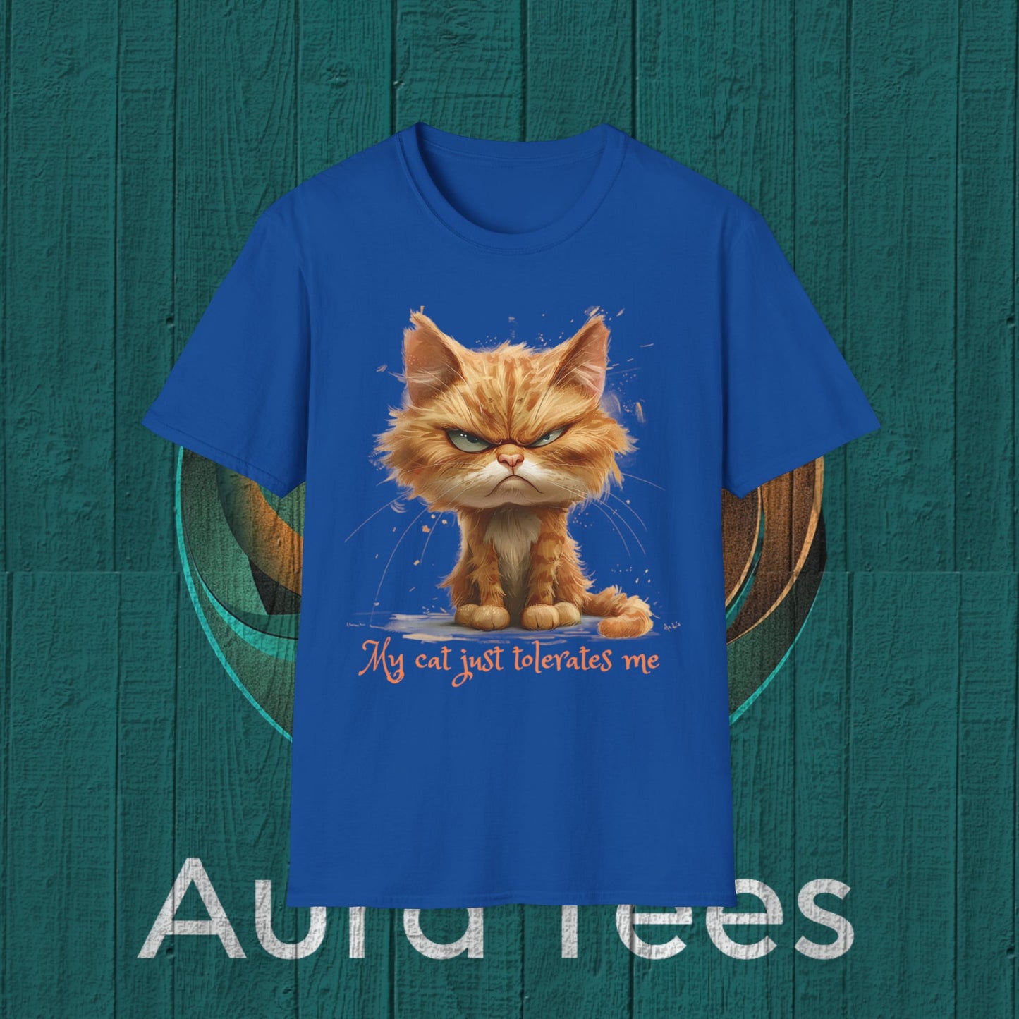 my cat just tolerates me tee