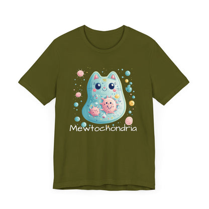 mewtochondria cat pun tee