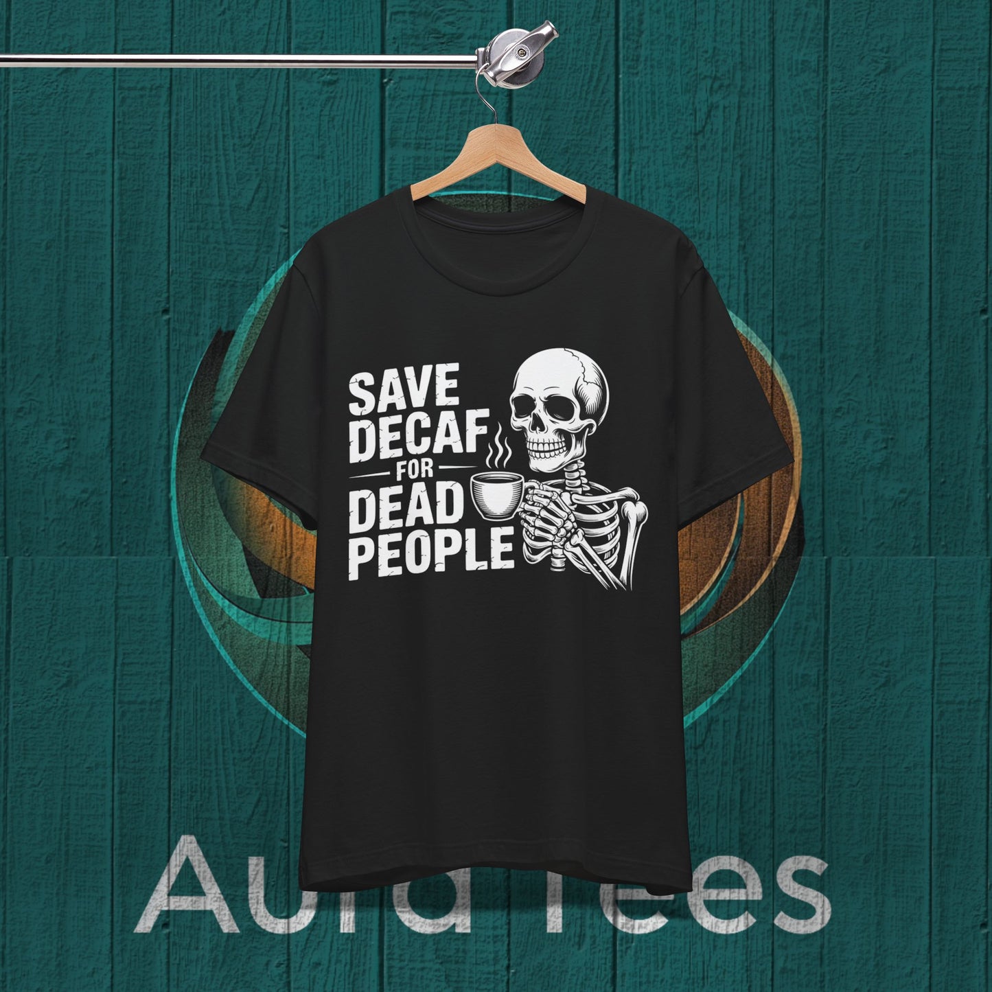 decaf dead people tee