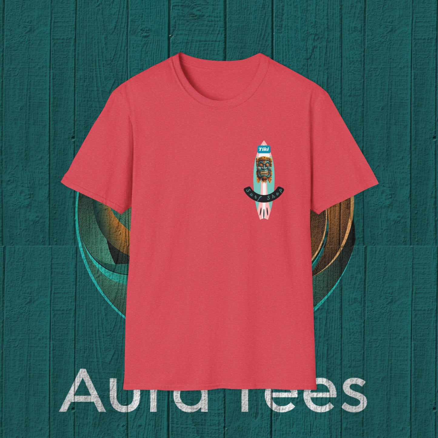 tiki surf shop board tee