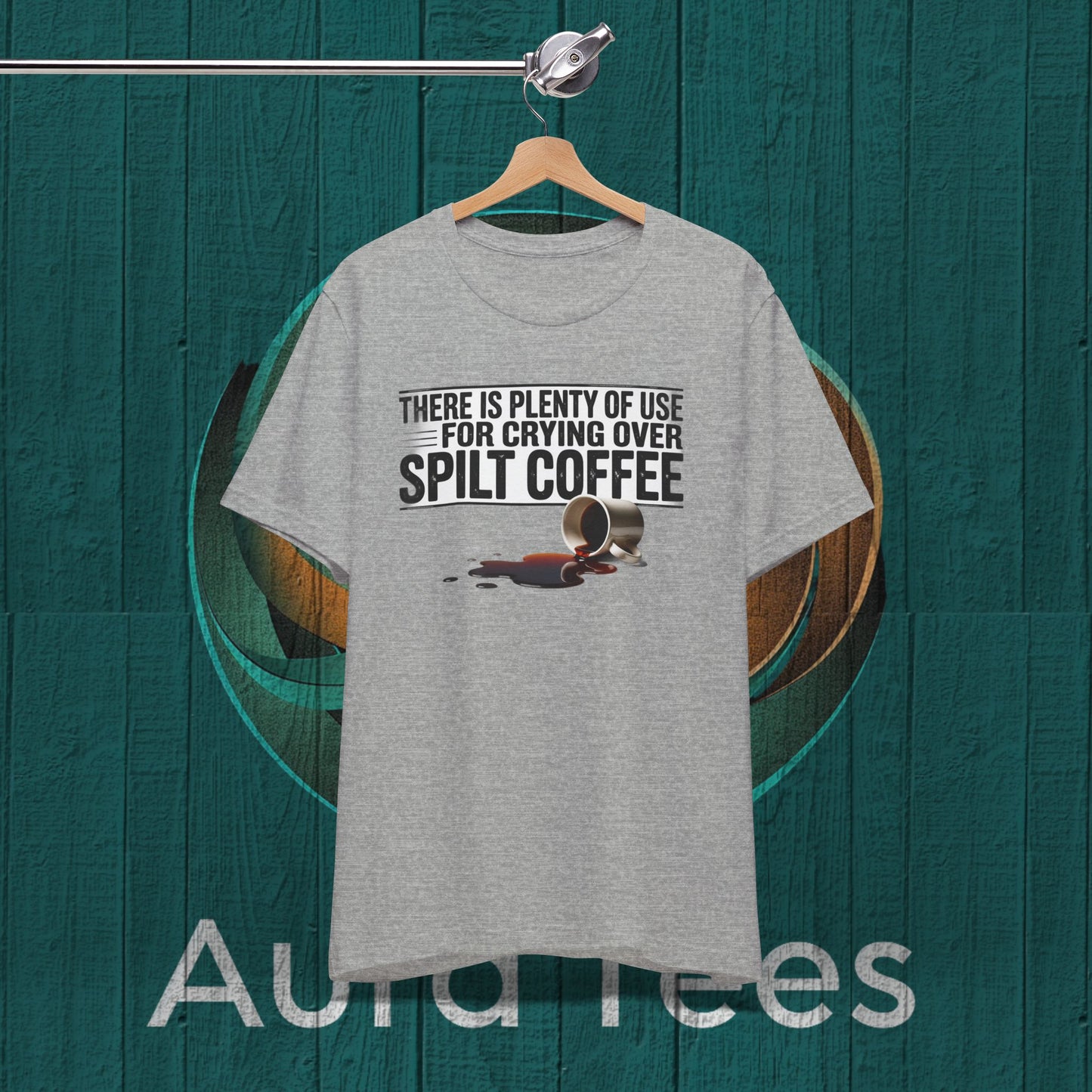 spilt coffee tee