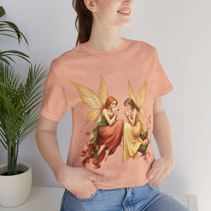 vintage mucha fairie tee