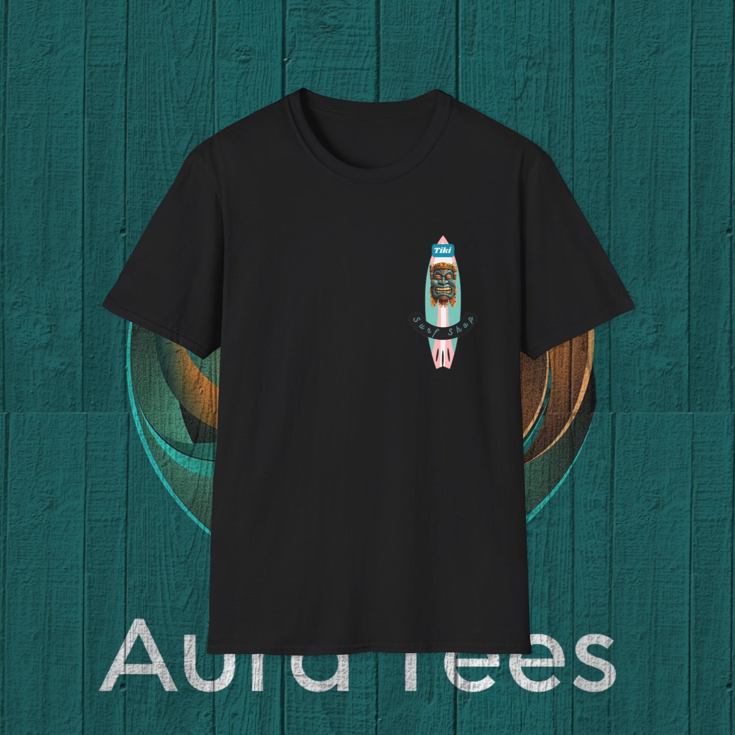 tiki surf shop board tee