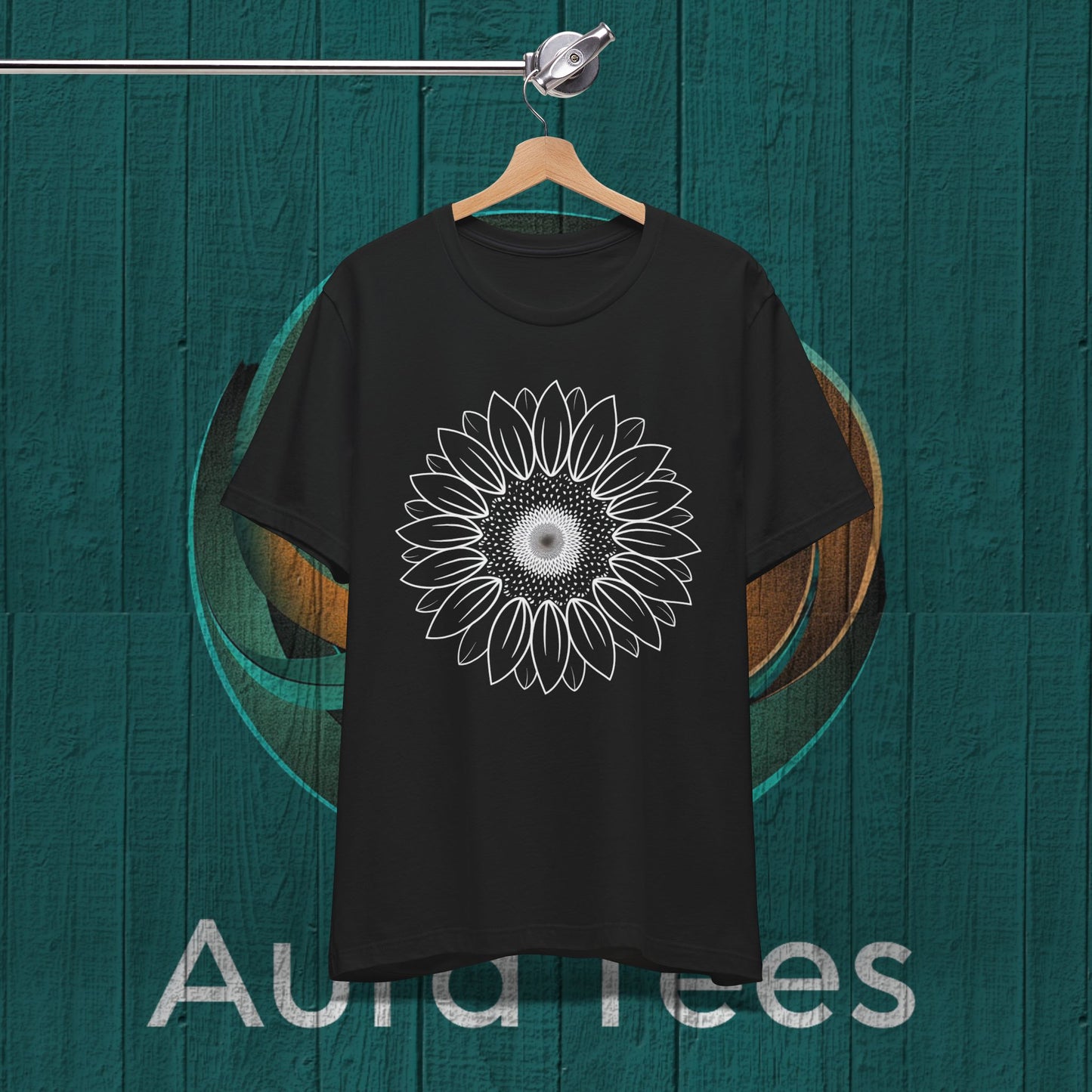 sunflower mandala gardening tee