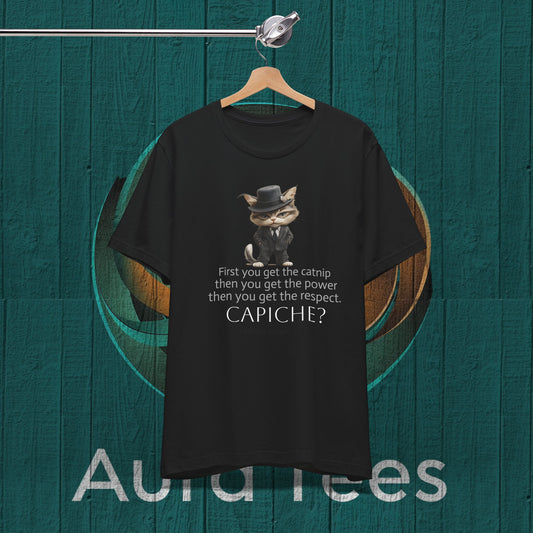 cat mafioso catnip respect  tee