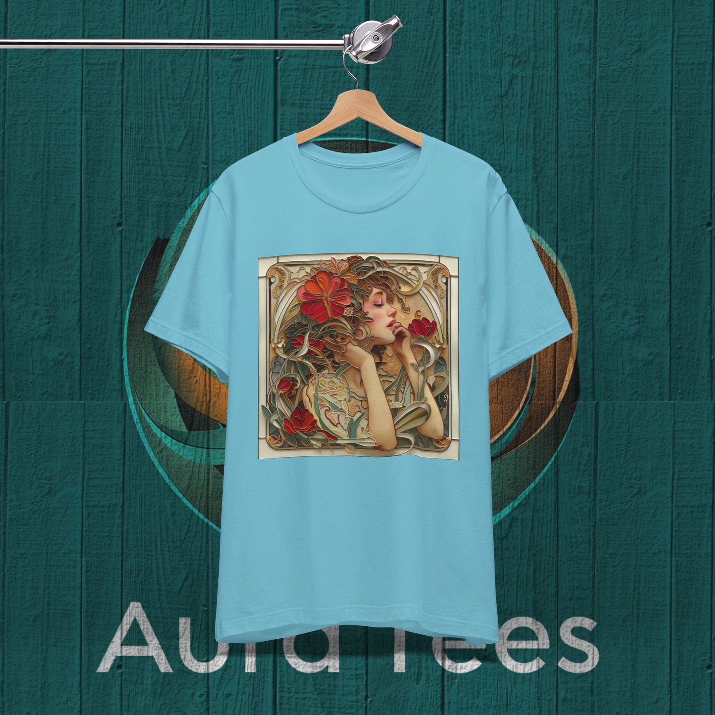 mucha paper quill beauty tee
