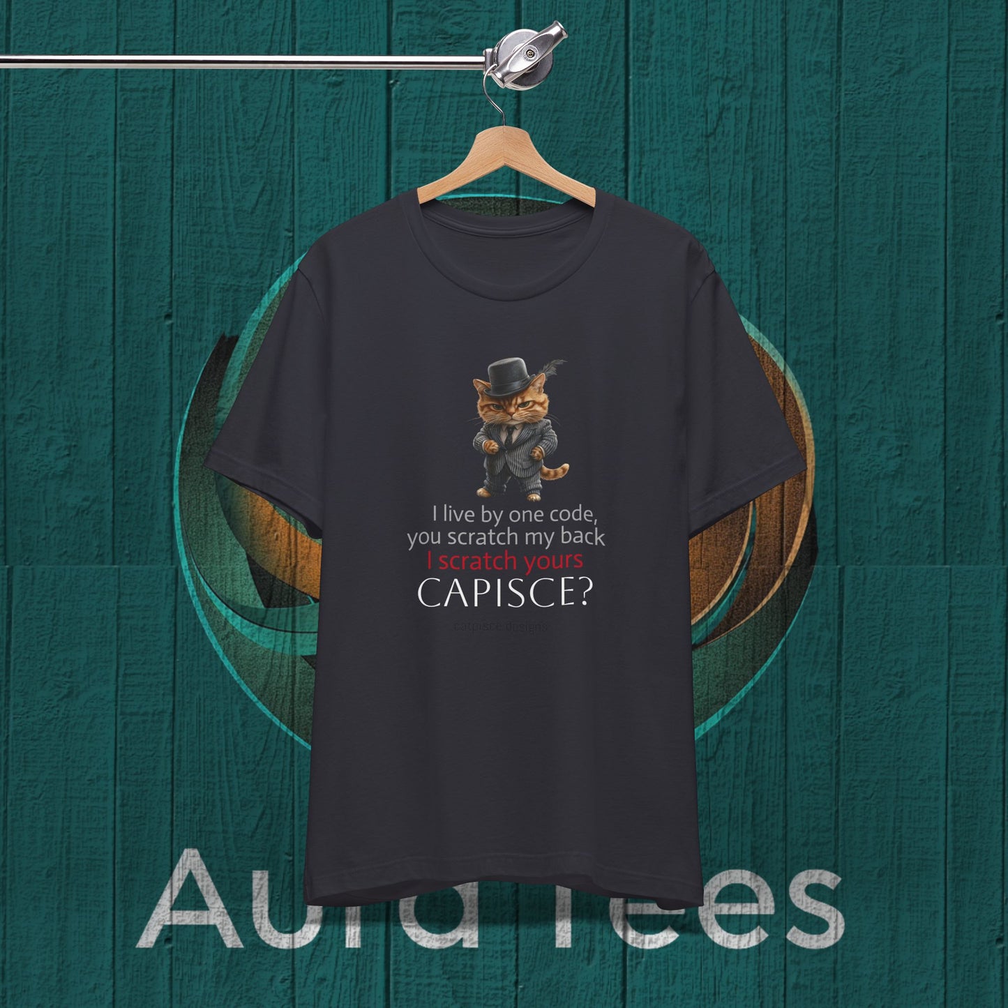 cat mafioso code  tee