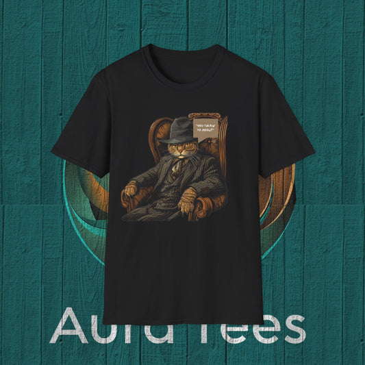 cat mafioso talkin to meow tee