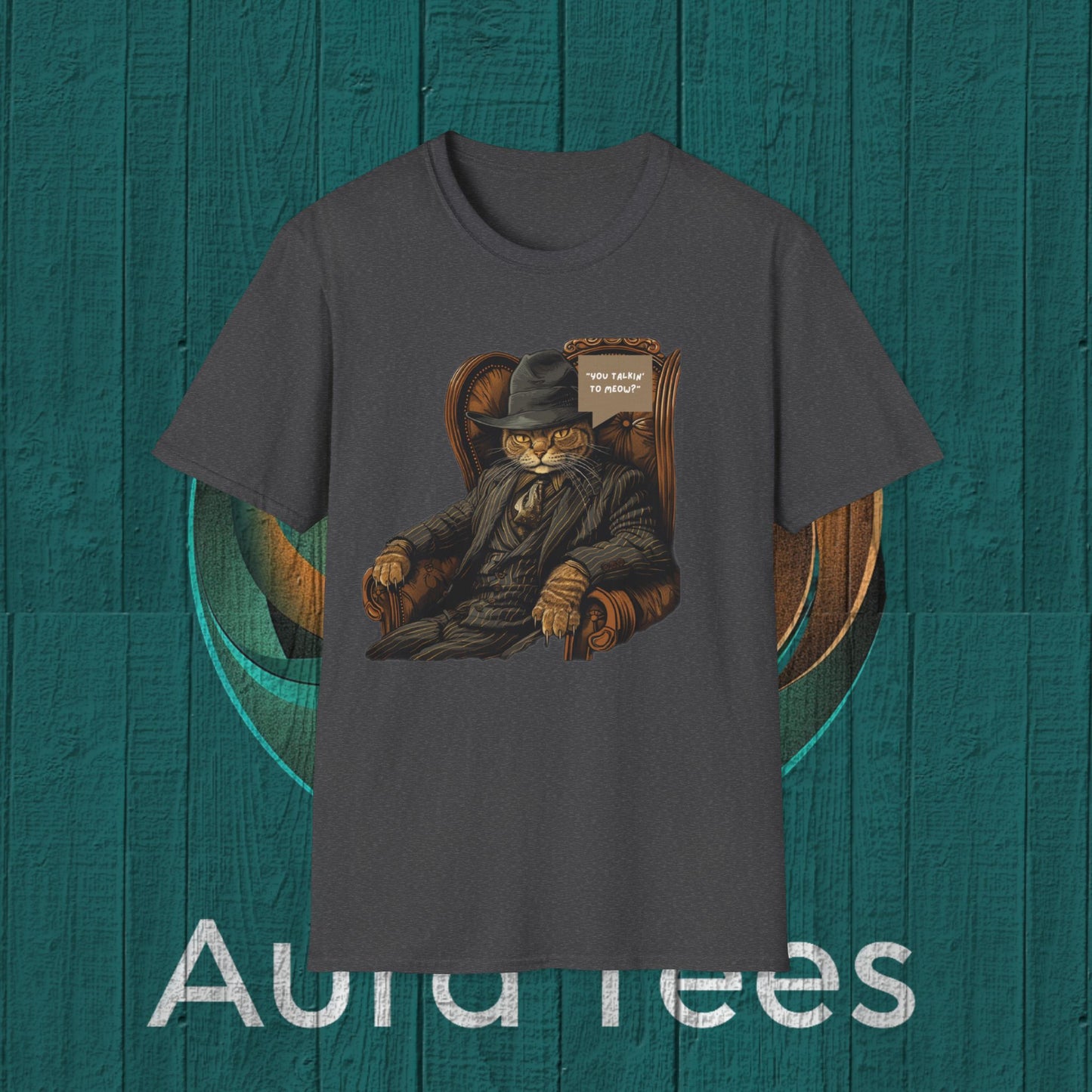 cat mafioso talkin to meow tee