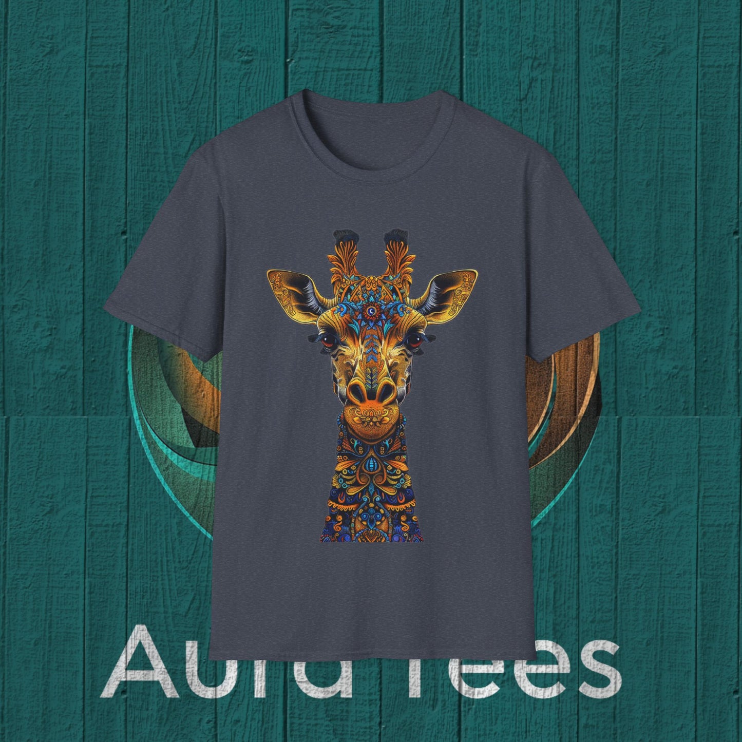 giraffe design tee