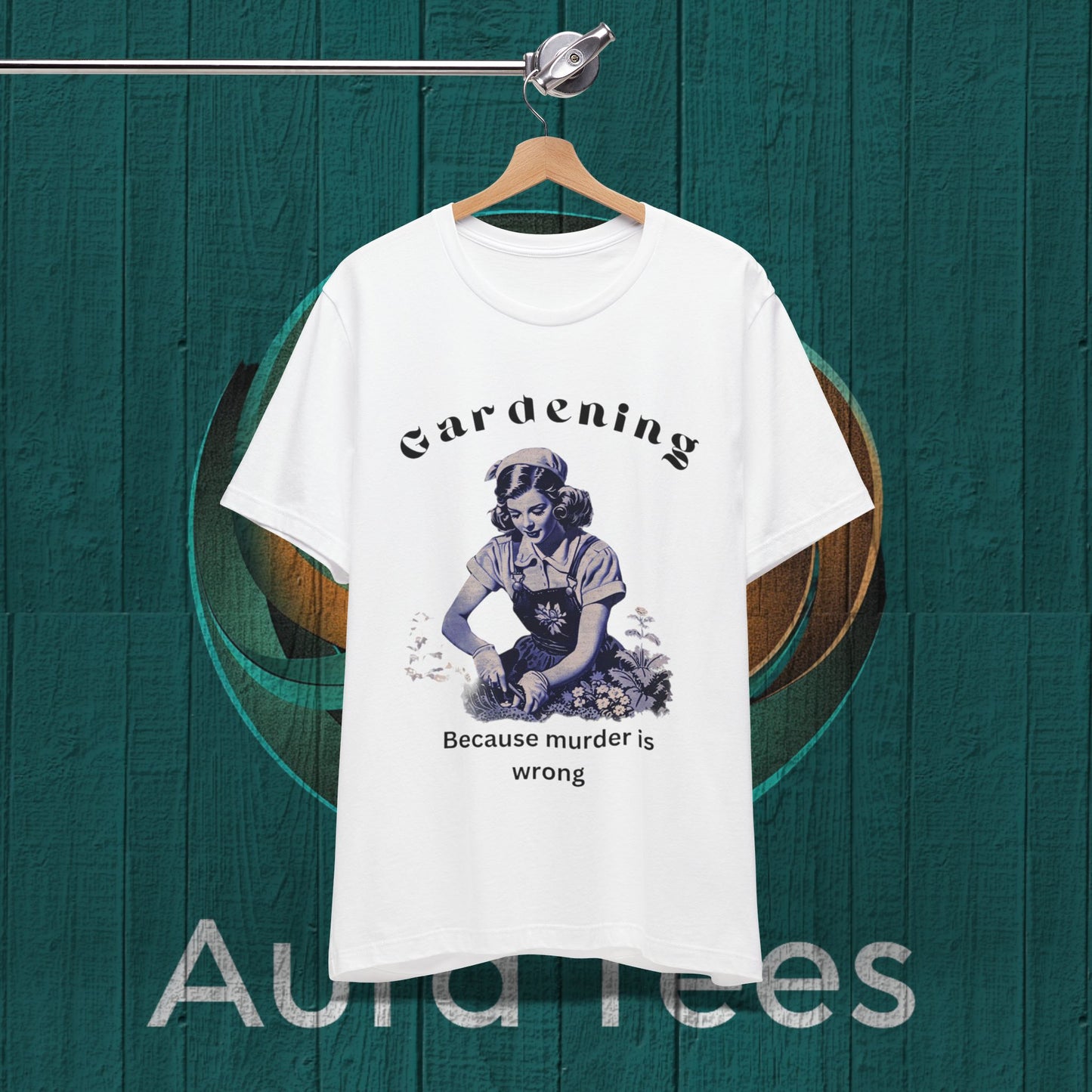 Vintage Gardening murder tee