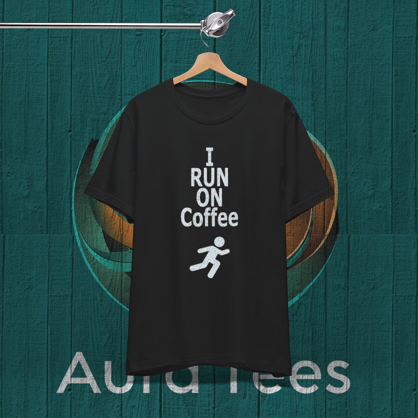run on coffee tee