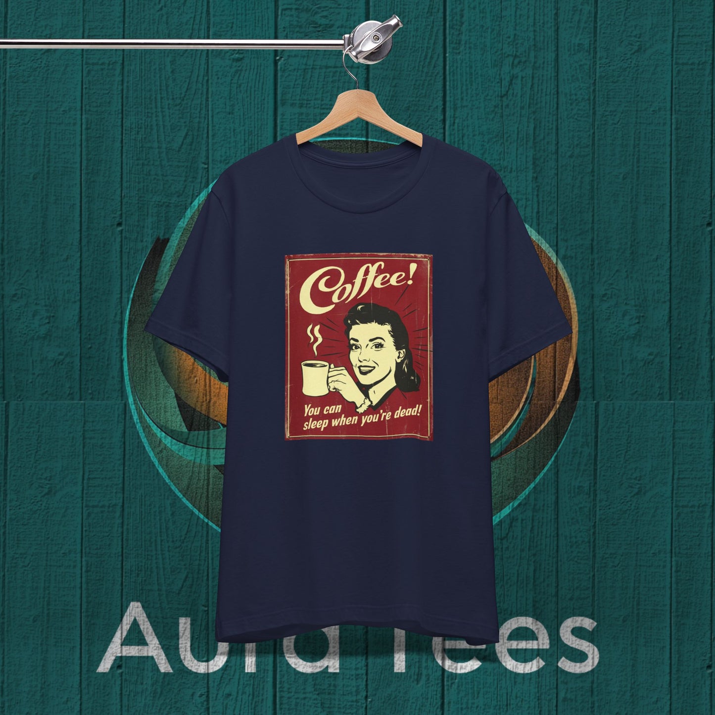 Retro humor coffee tee