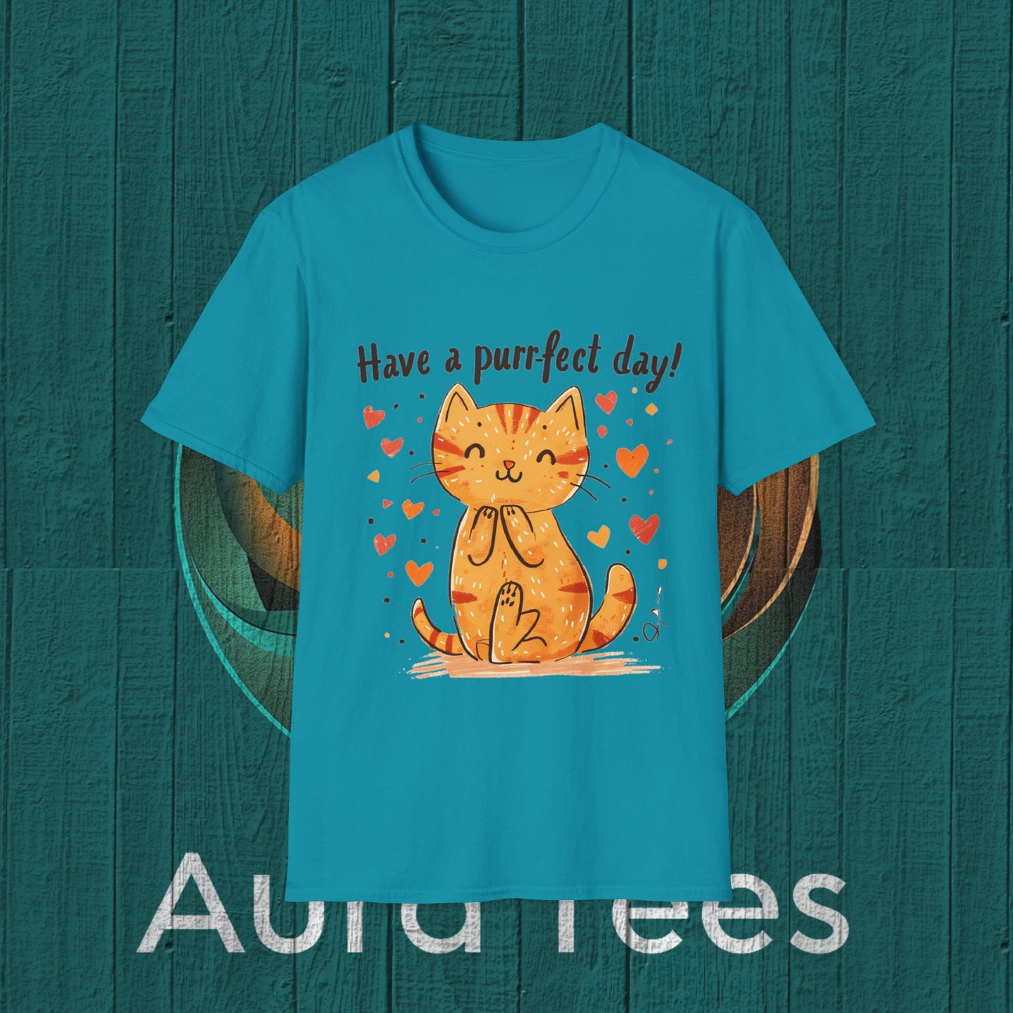purrfect day cat tee