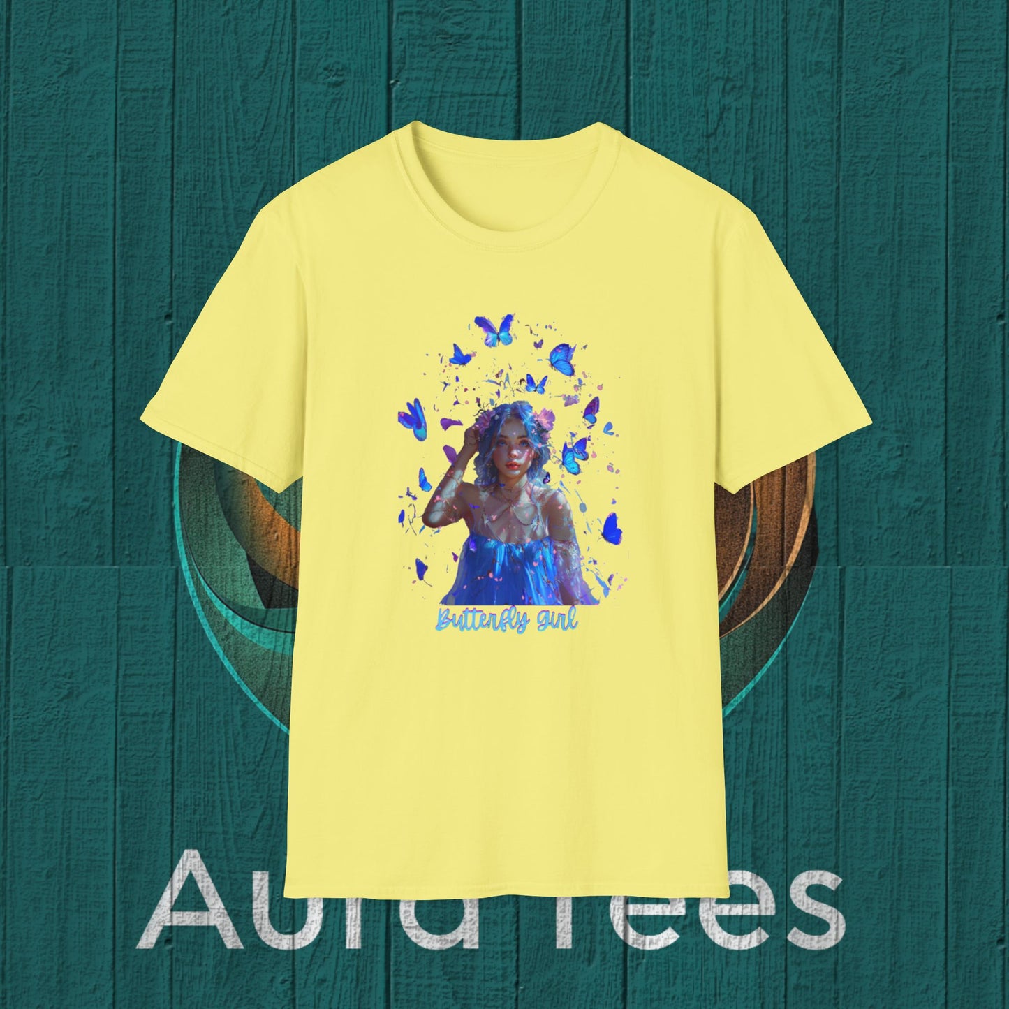 bishoujo butterfly girl tee