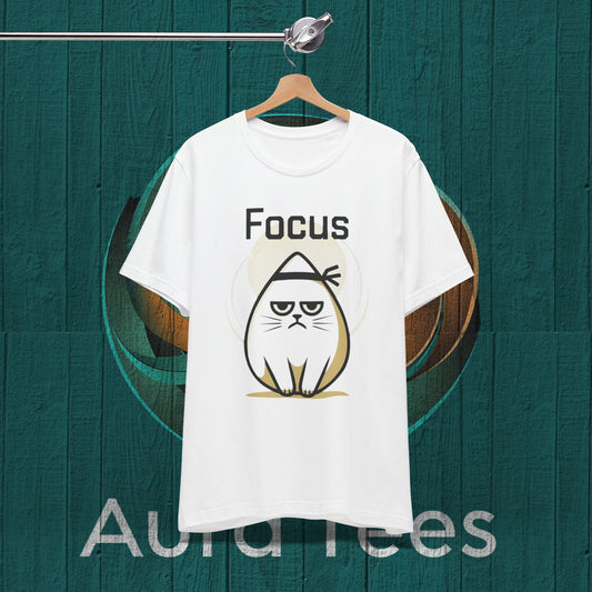 focus karate cat tee