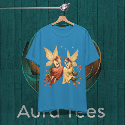 vintage mucha fairie tee