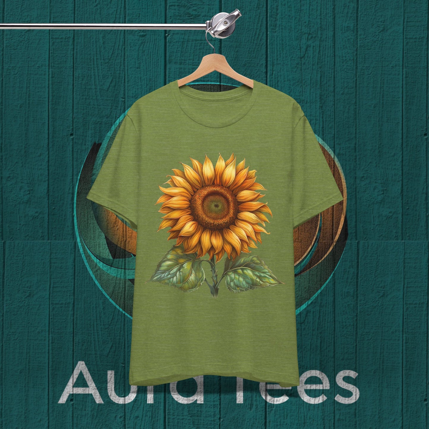 large sunflower tee