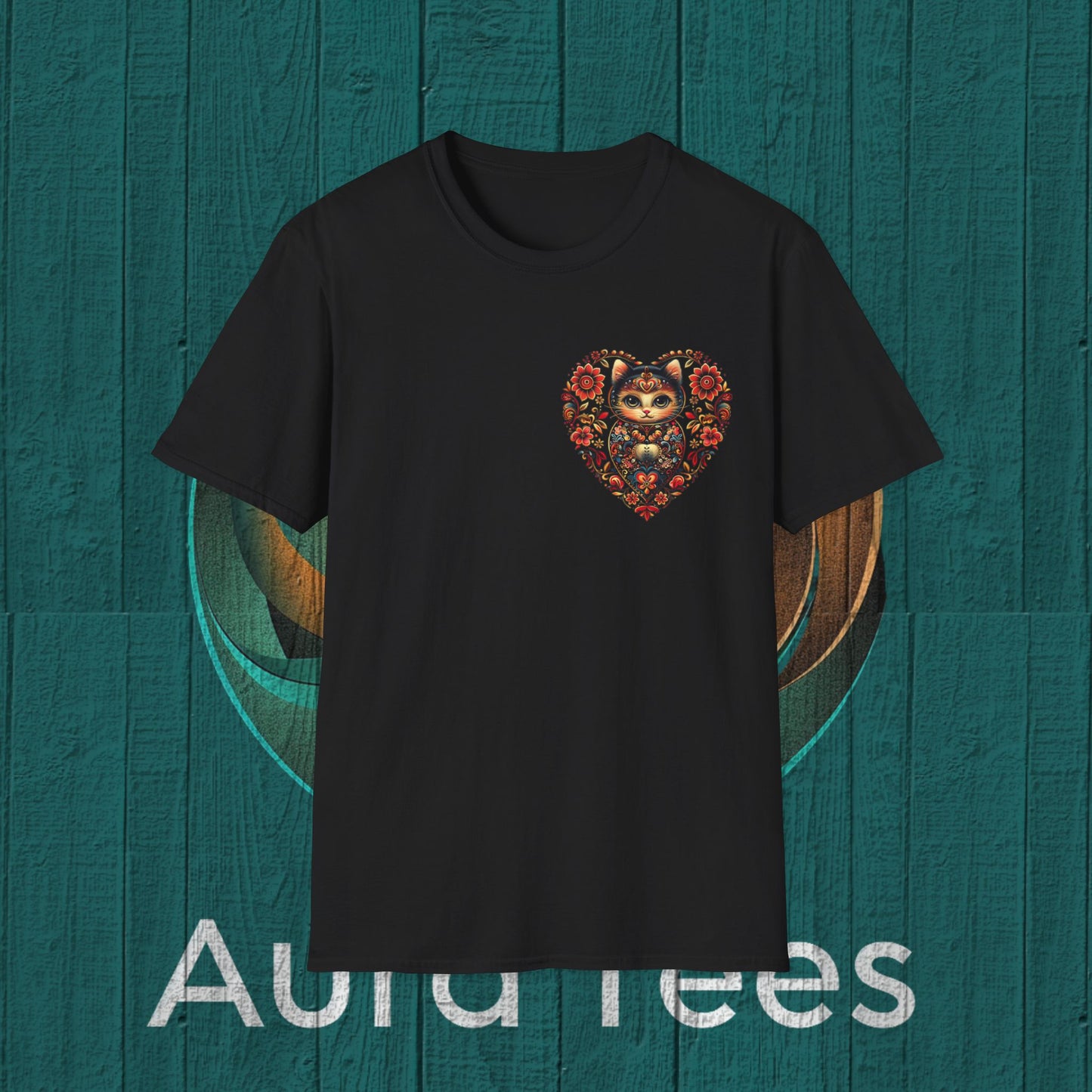 pocket kitty nesting doll tee