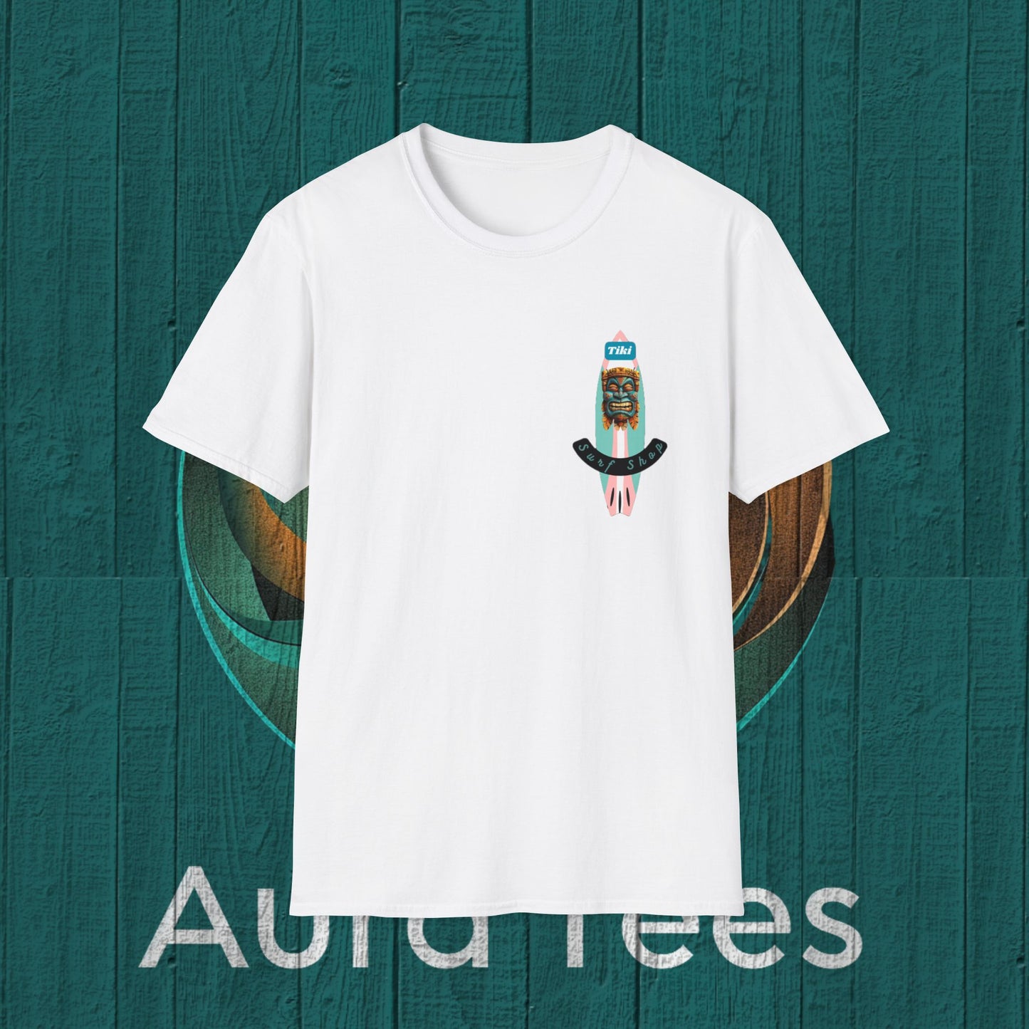 tiki surf shop board tee