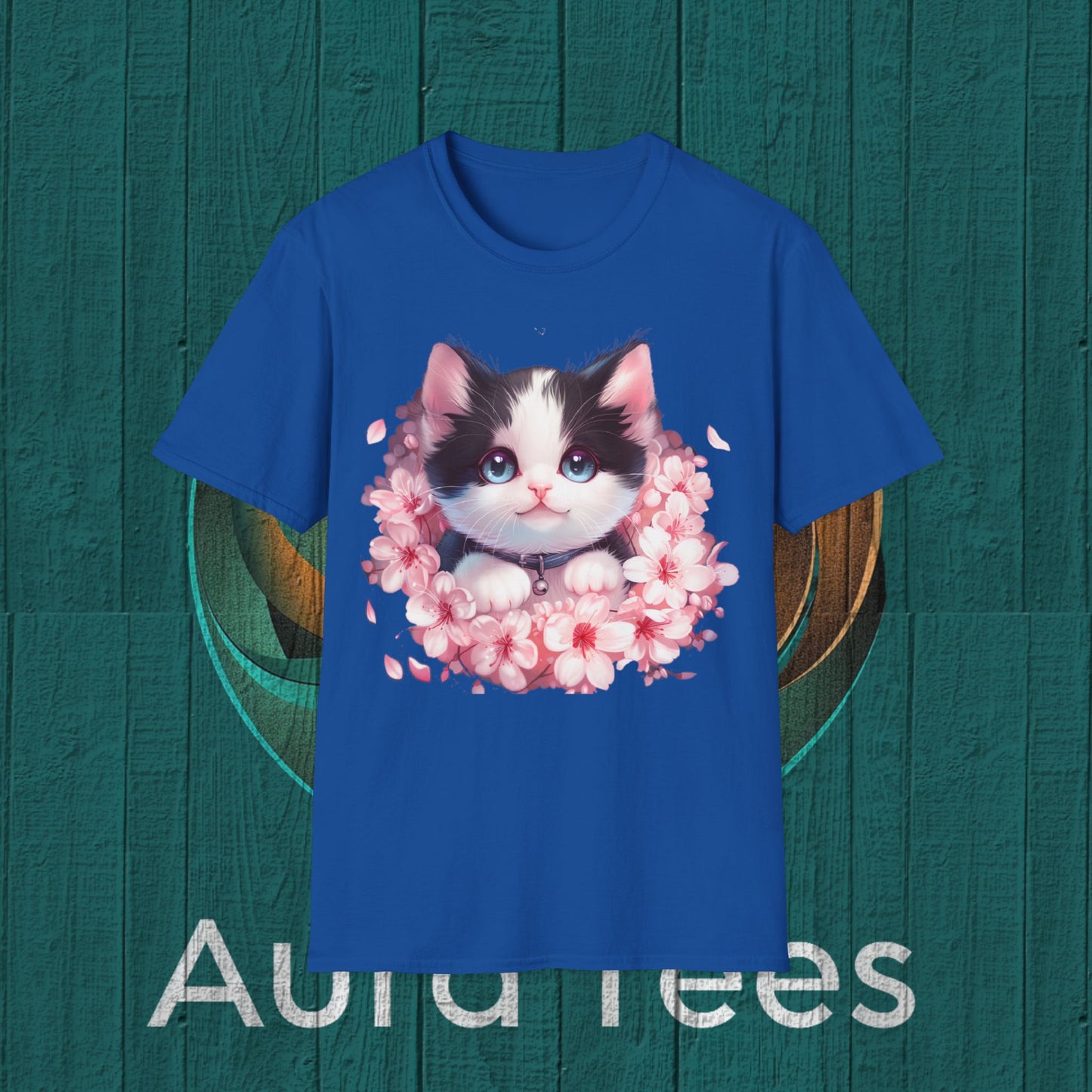 kawaii kitten flower leigh tee