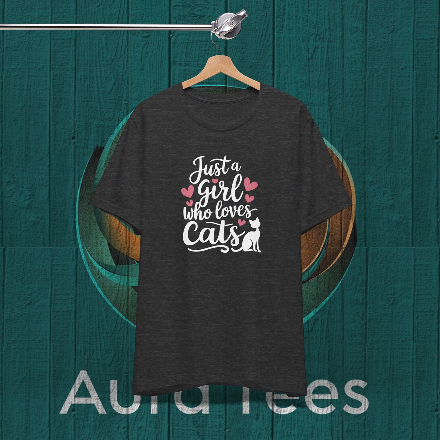 just a girl cats tee