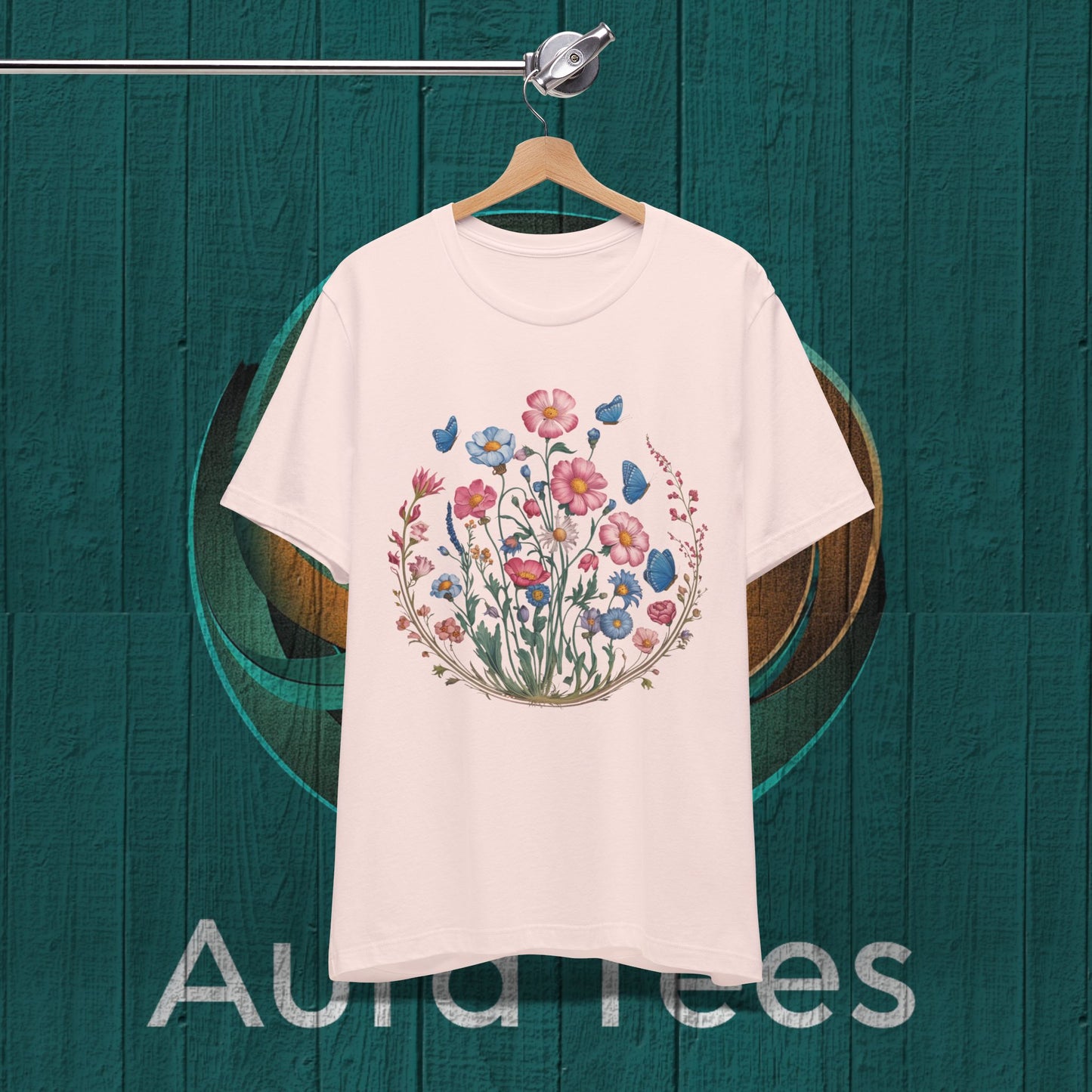 mucha floral tee