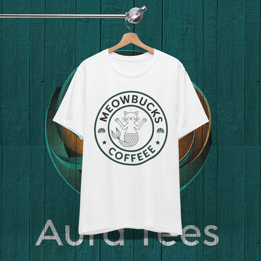 meowbucks coffee tee