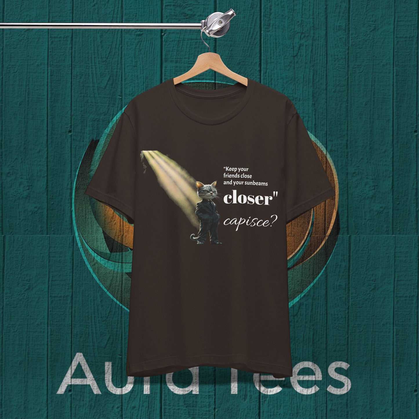 cat mafioso sunbeam tee