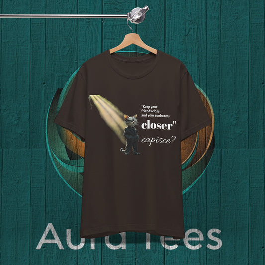 cat mafioso sunbeam tee