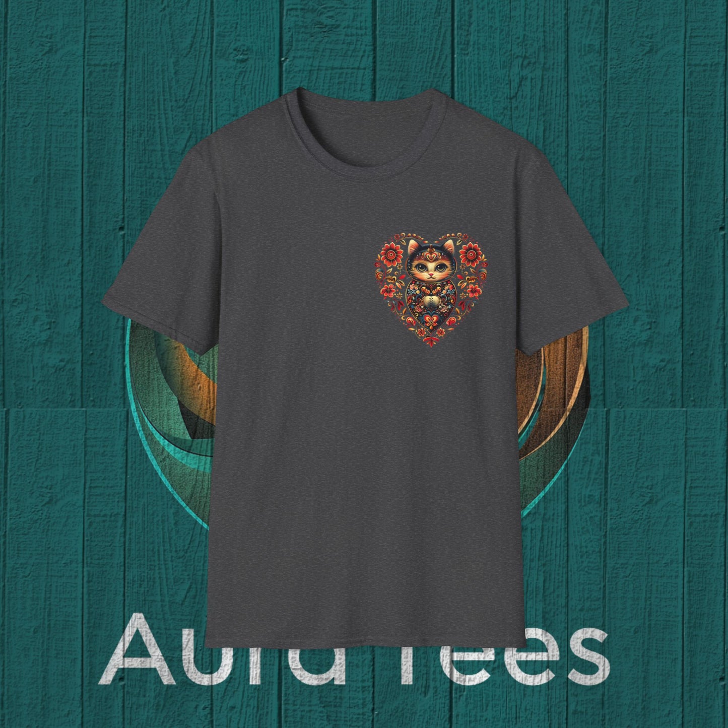 pocket kitty nesting doll tee