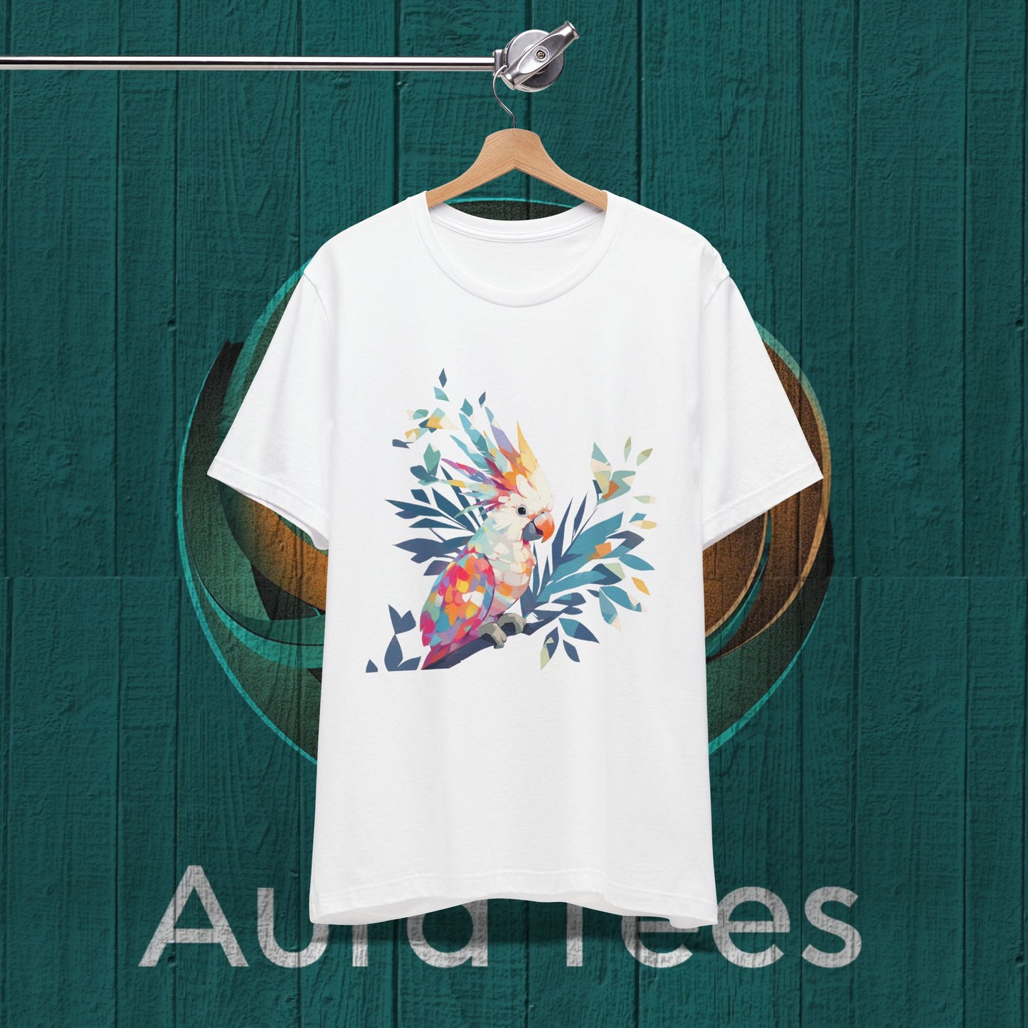 stained glass cockatoo tee