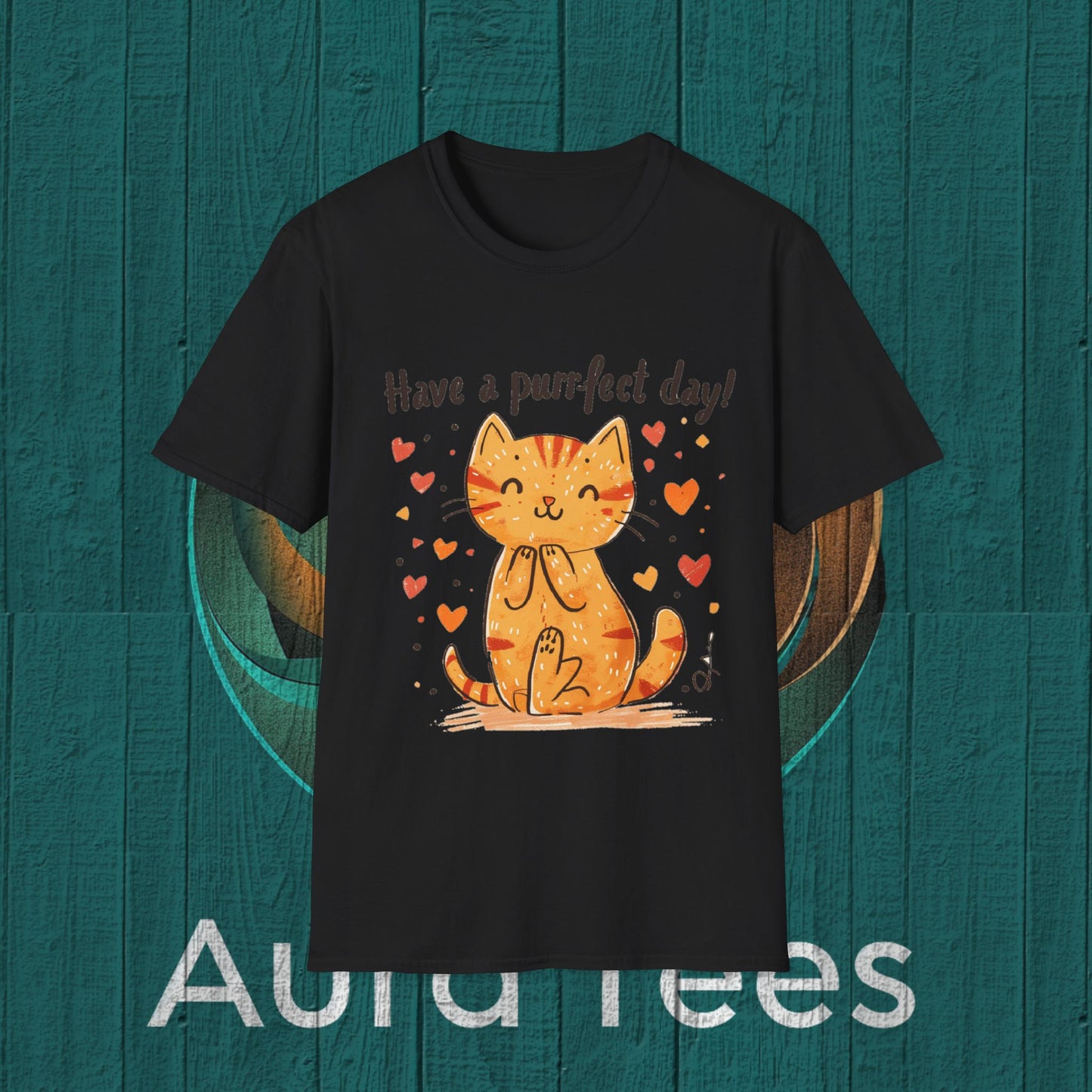 purrfect day cat tee