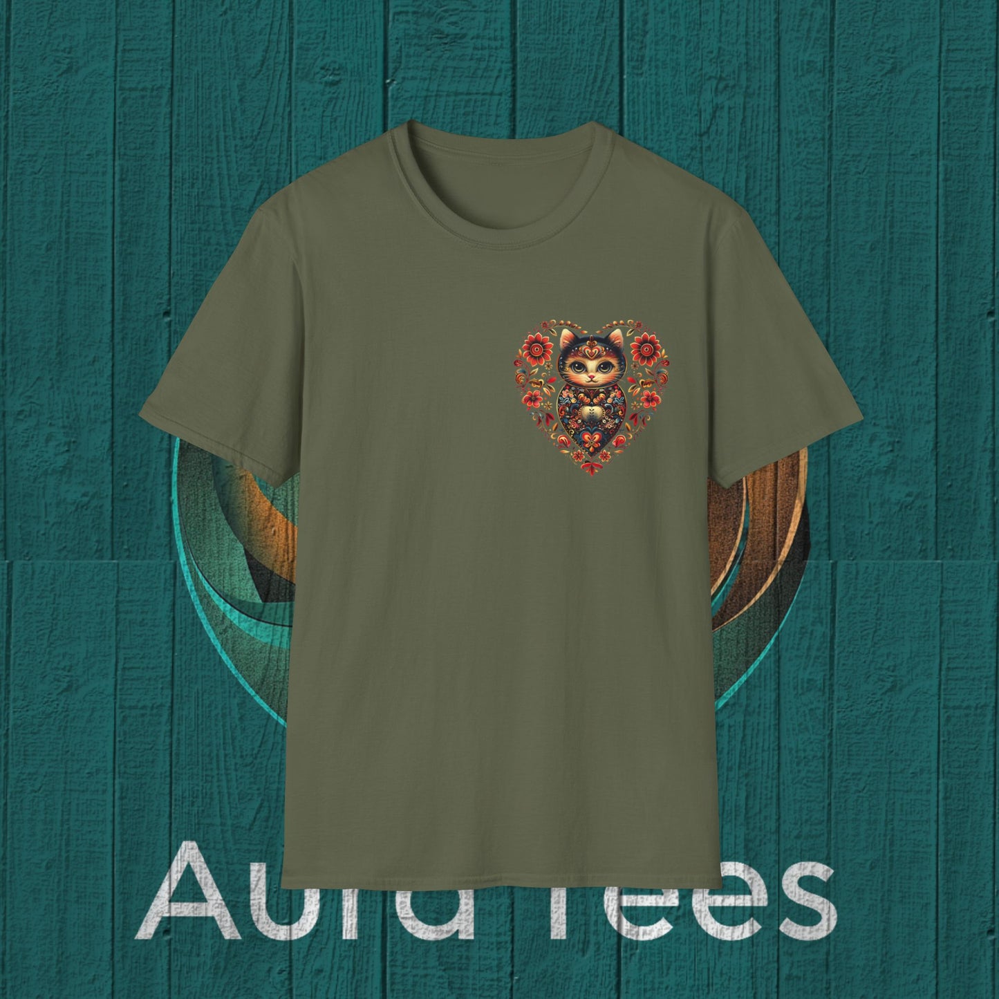 pocket kitty nesting doll tee