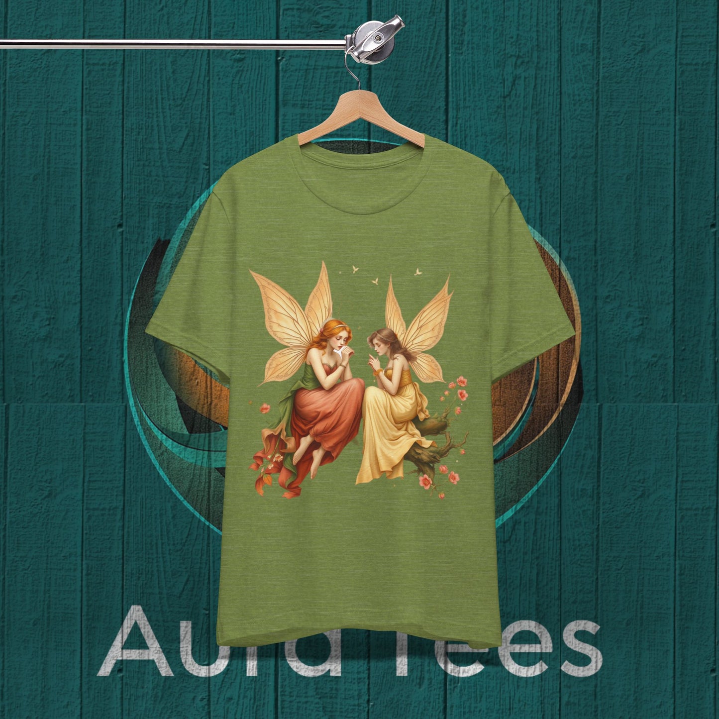 vintage mucha fairie tee