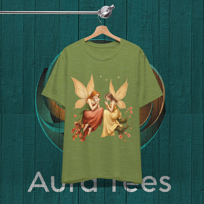 vintage mucha fairie tee