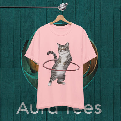 cat hula hoop tee