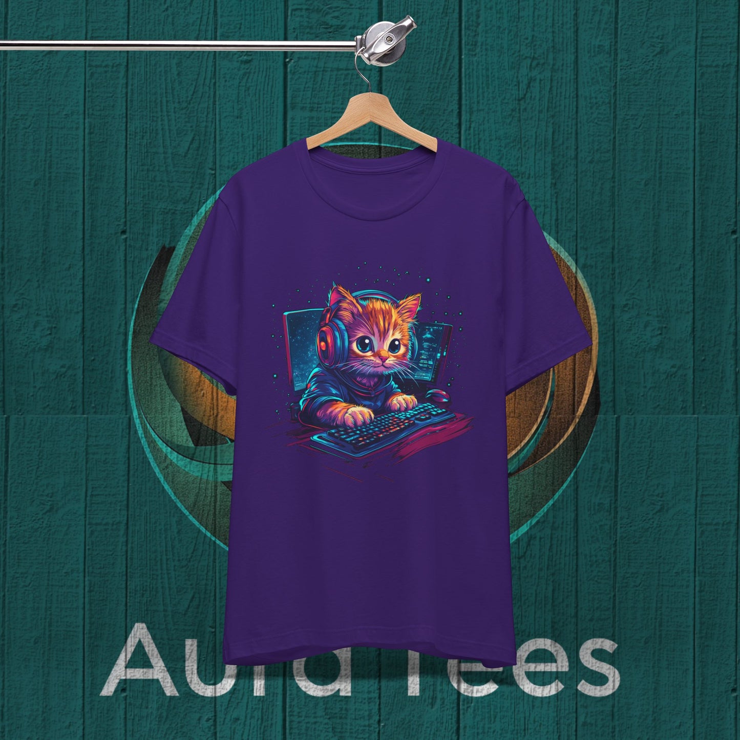 Cat gamer tee