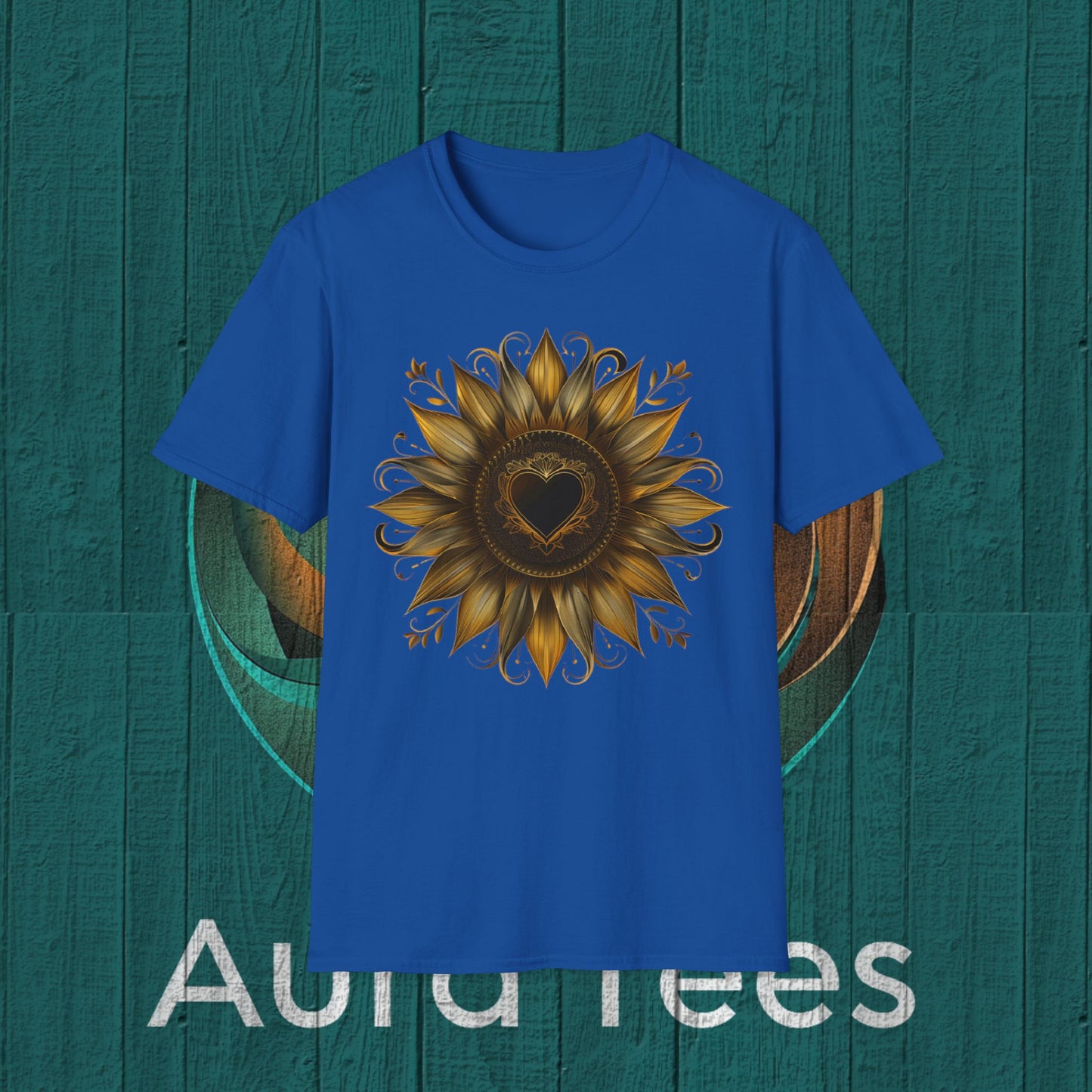 heart sunflower tee