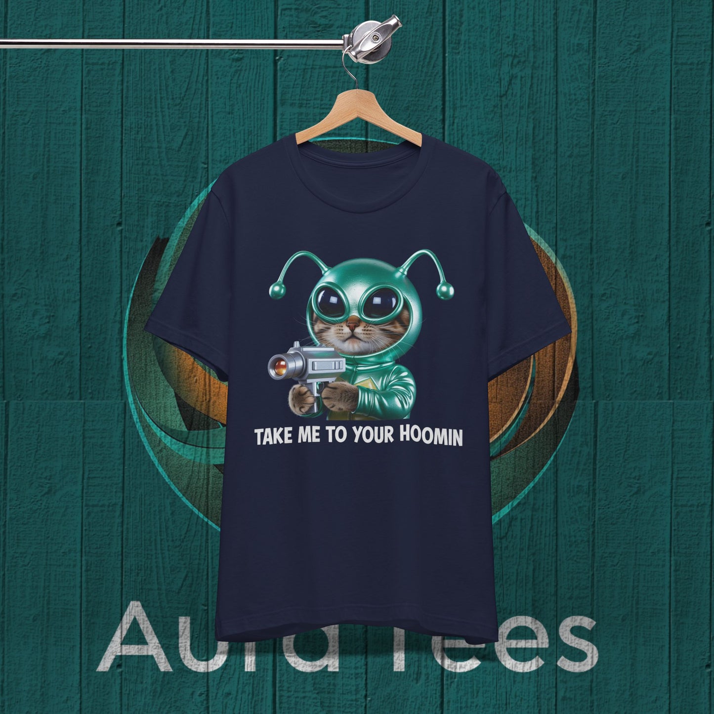 alien cat tee