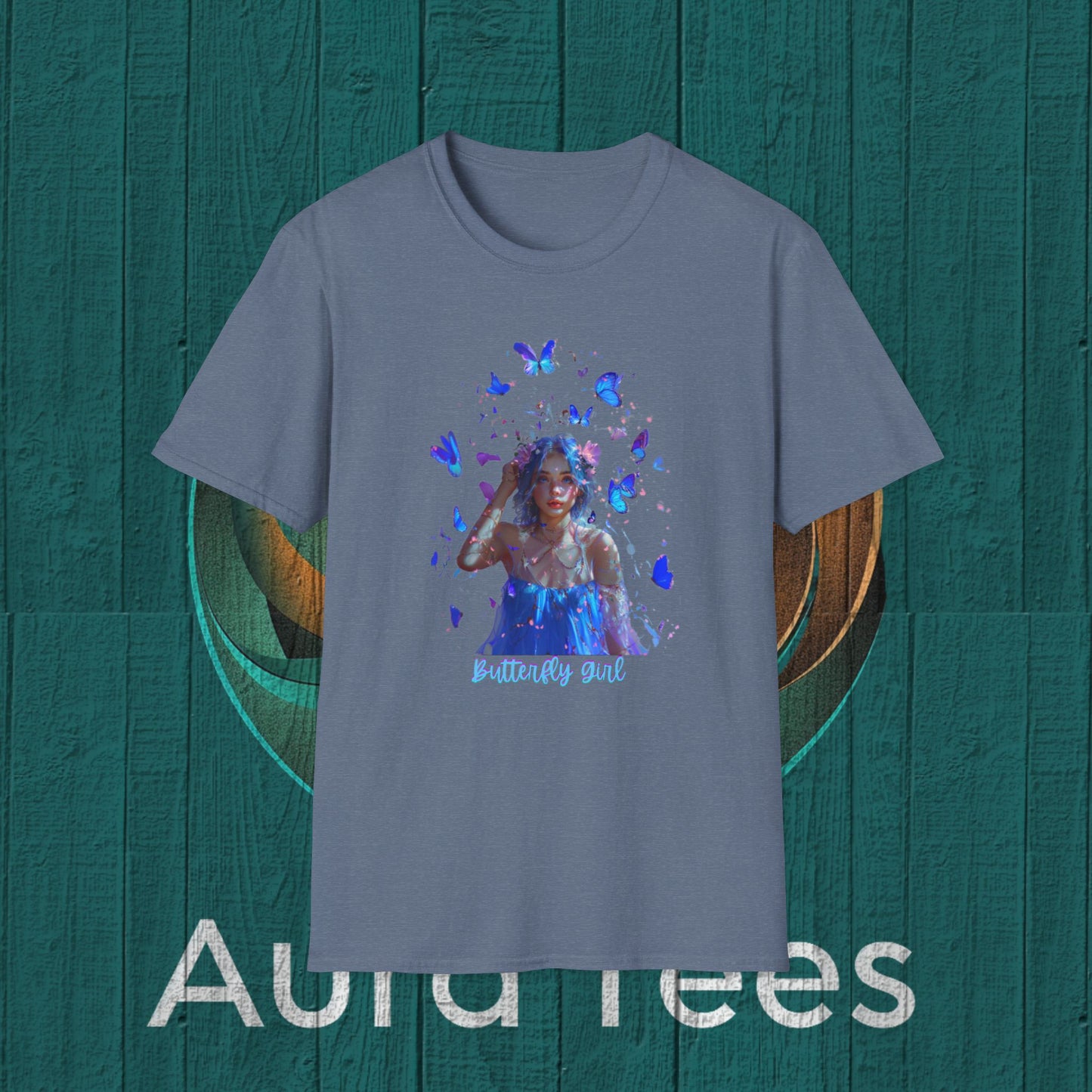bishoujo butterfly girl tee