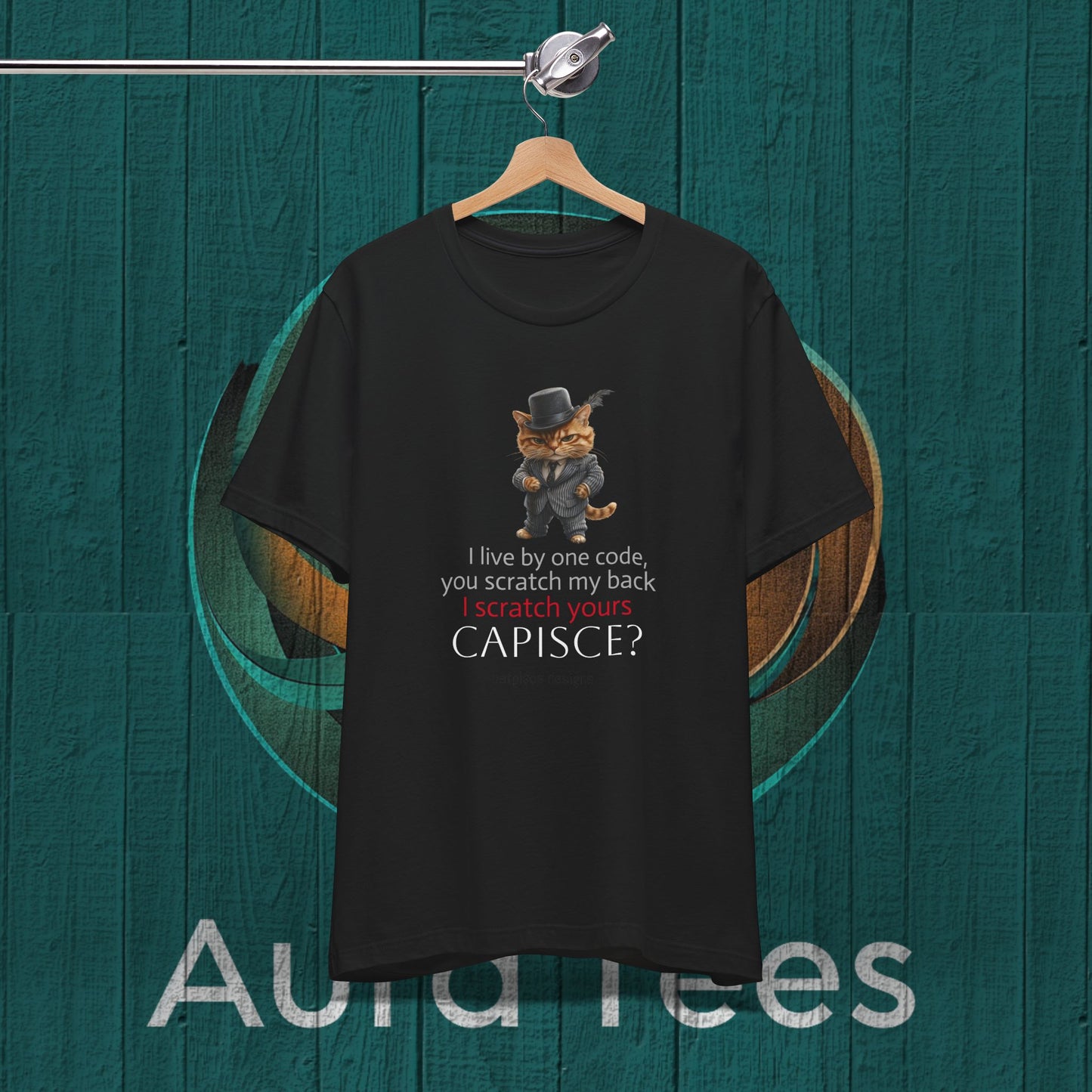 cat mafioso code  tee