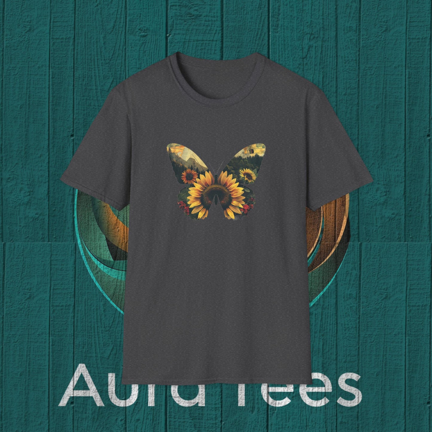 butterfly double exposure tee