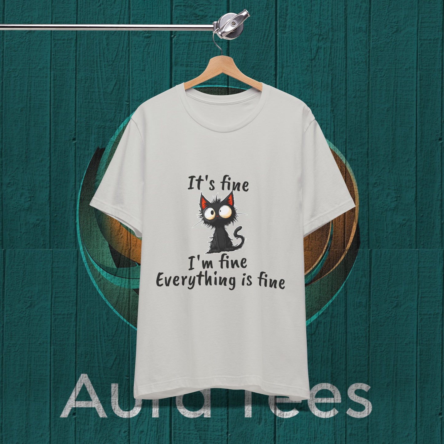 its fine I'm fine cat tee